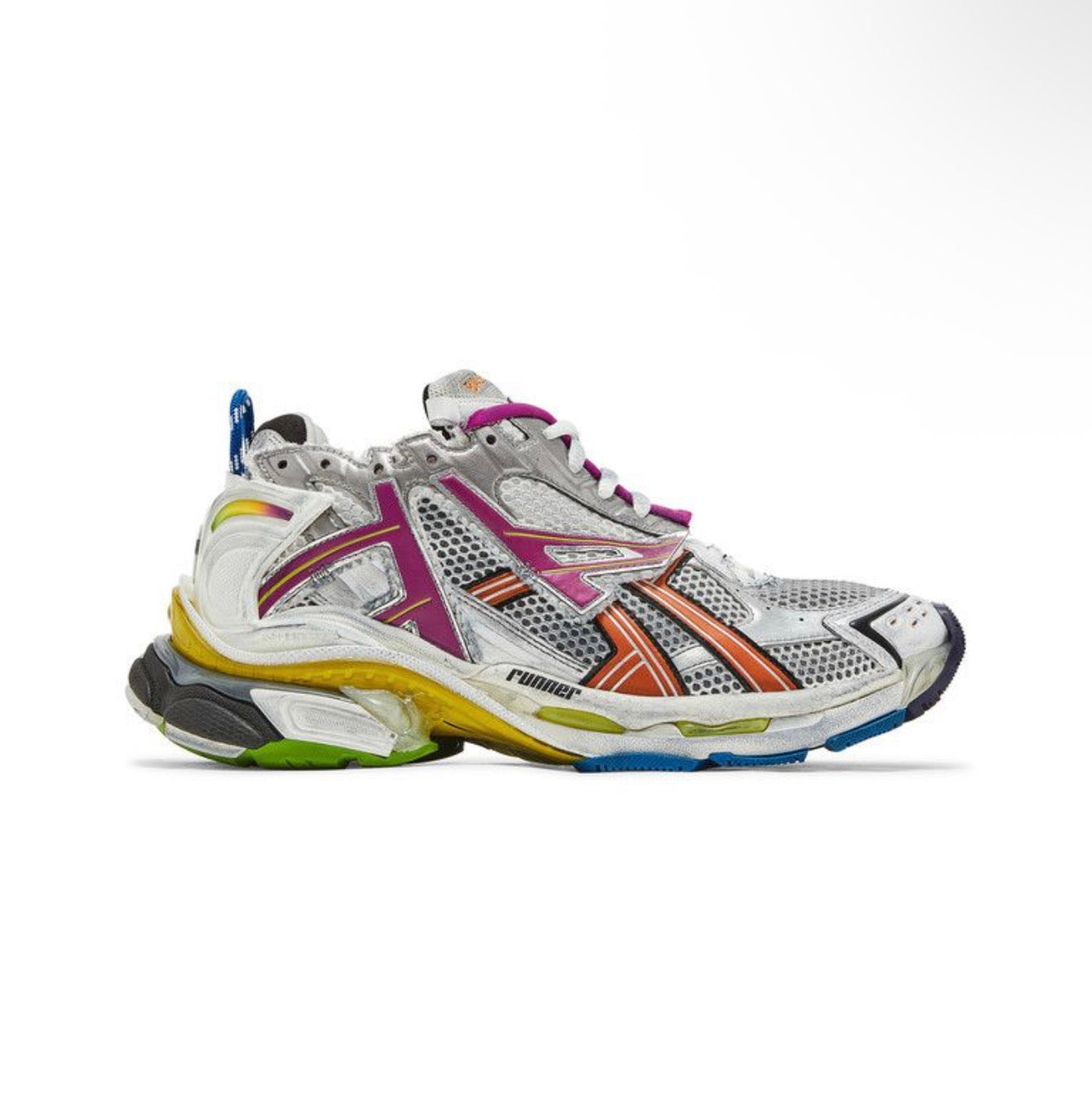 Balenciaga Runner Sneaker Grey Multi-Color