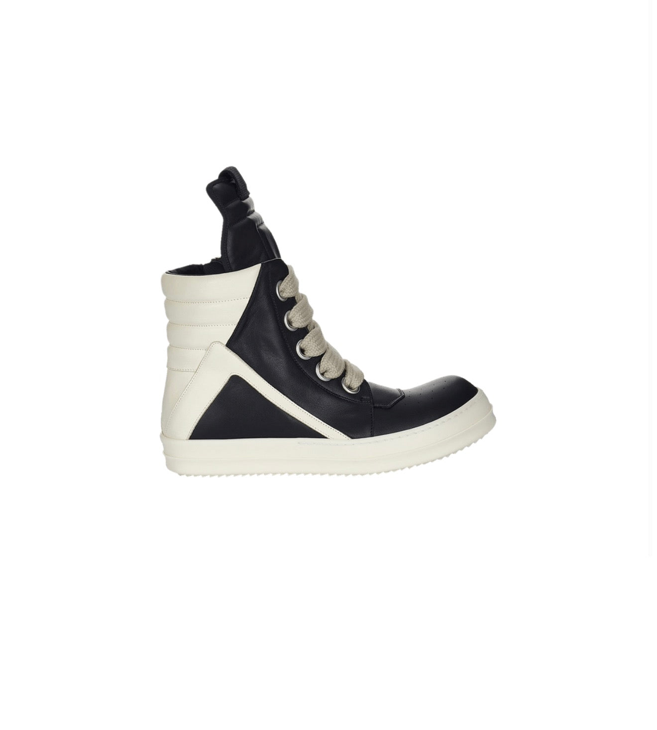 Rick Owens Concordians Jumbo
Laced Geobasket 'Black Milk'