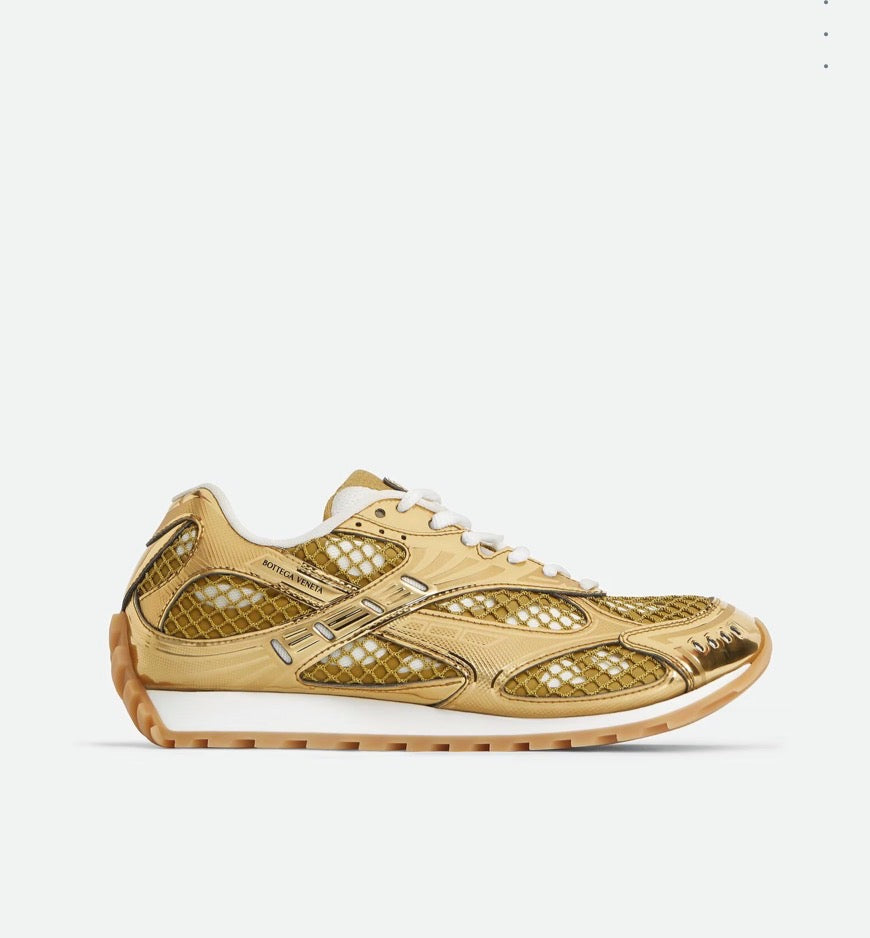 Bottega Veneta Orbit Sneaker Gold