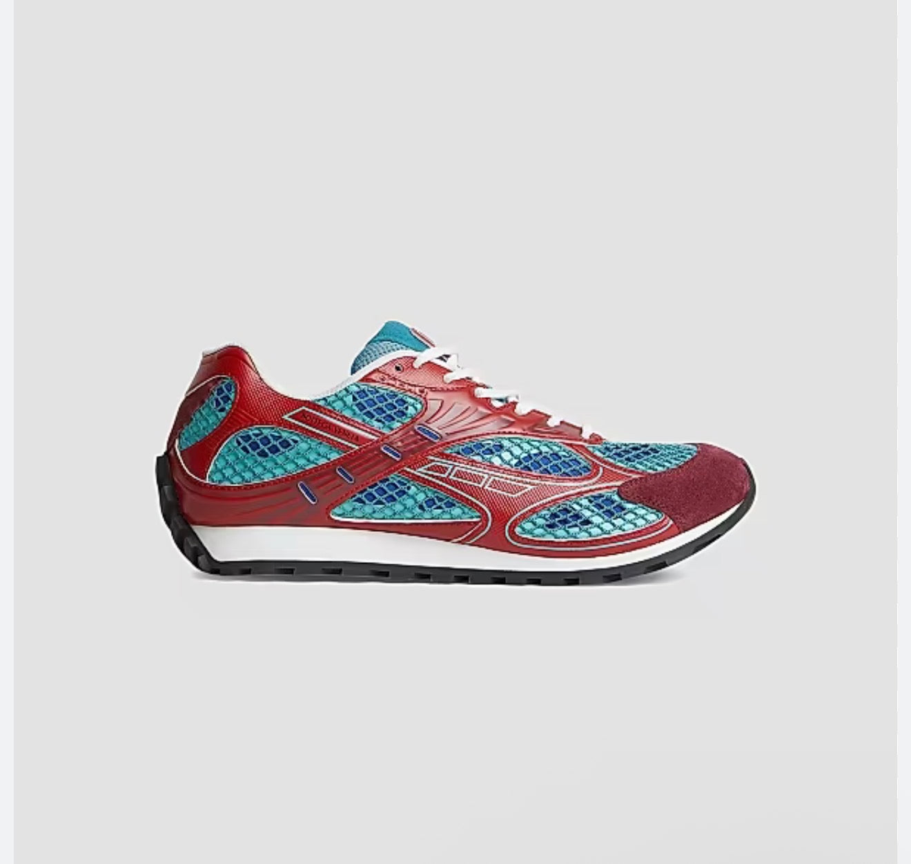 Bottega Veneta Orbit Sneaker Red & Blue