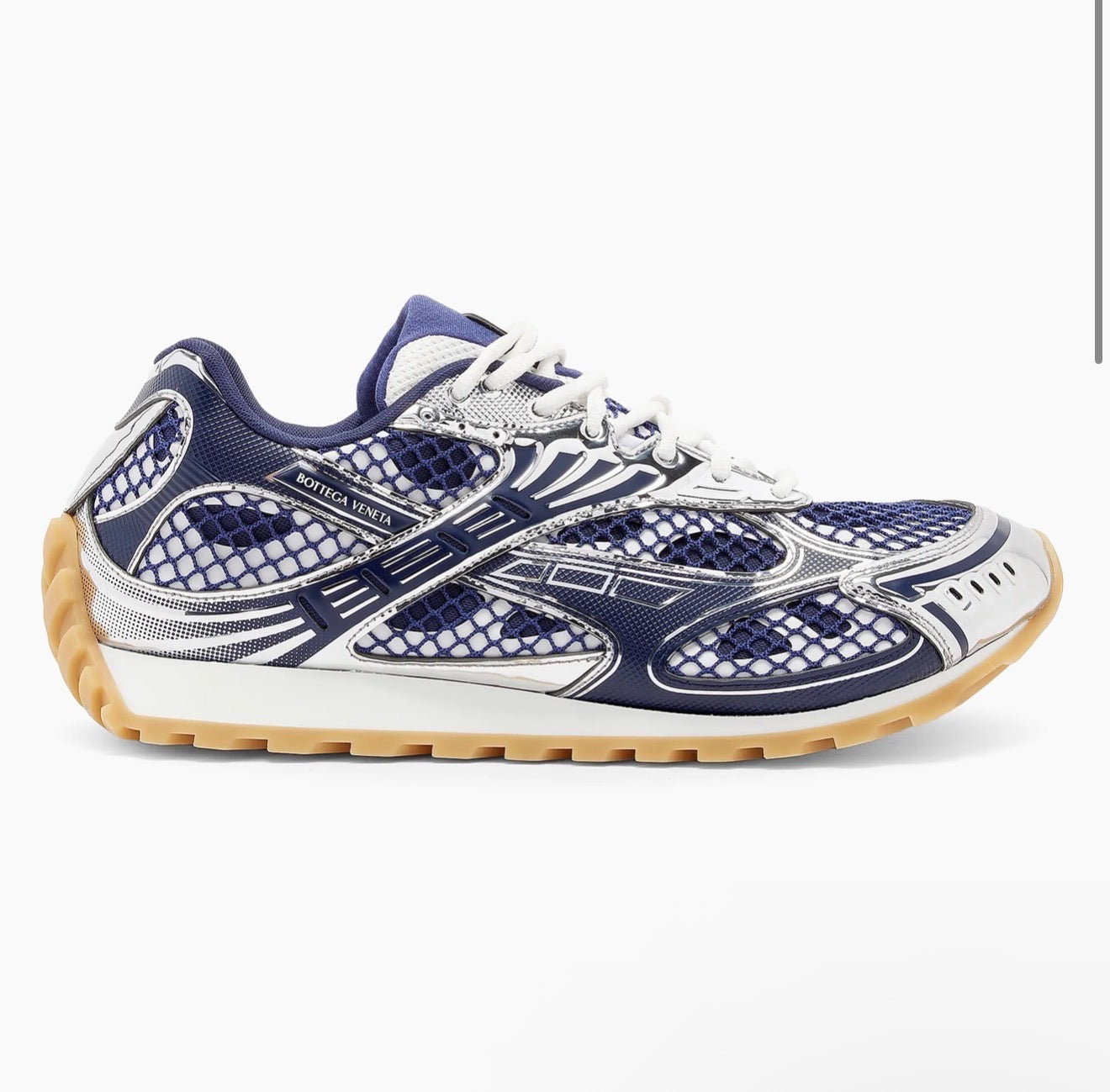 Bottega Veneta Orbit Sneaker Dark Blue